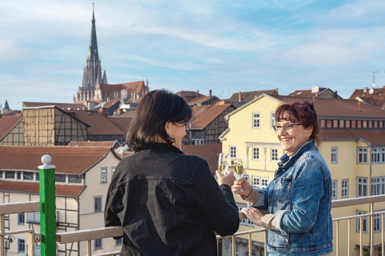 Hotel Muehlhaeuser Hof Und Stadtmauer Mühlhausen Esterno foto