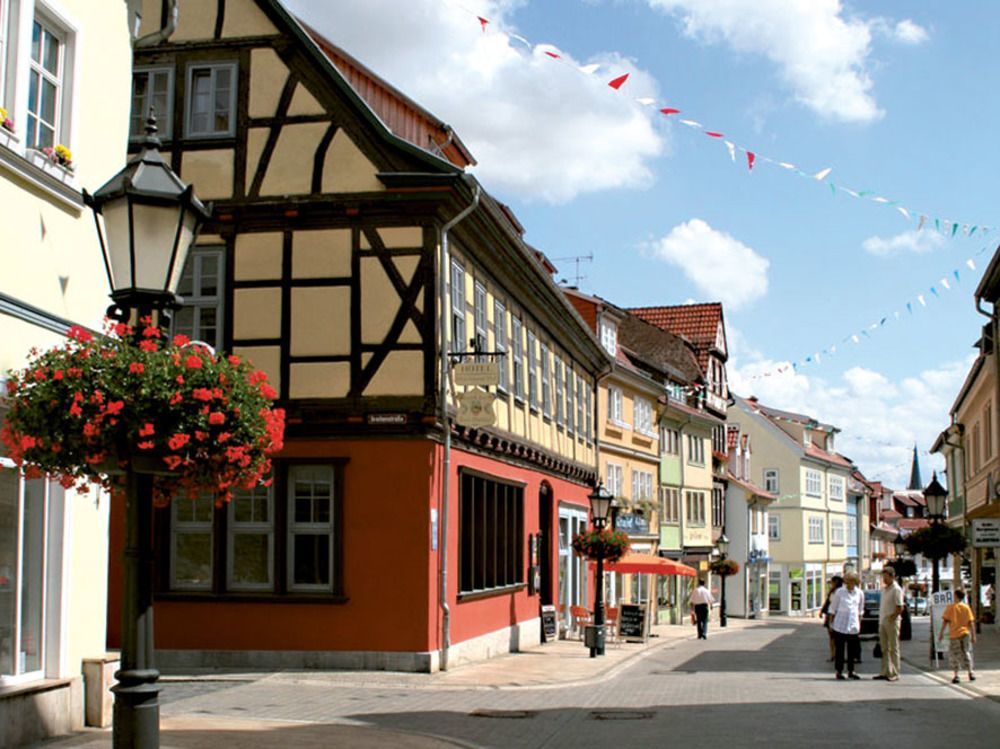 Hotel Muehlhaeuser Hof Und Stadtmauer Mühlhausen Esterno foto