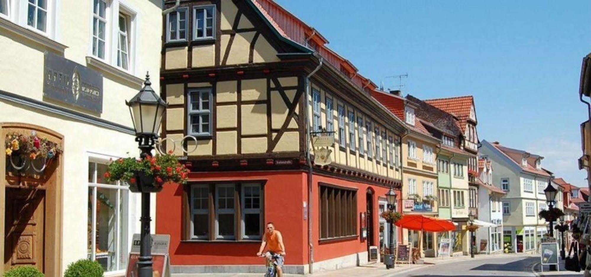 Hotel Muehlhaeuser Hof Und Stadtmauer Mühlhausen Esterno foto